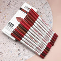 12 pcs Long-Lasting Lipstick Set with Professional Lip Liner Pencil