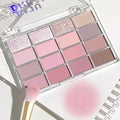 16-Color Earth Tone Eyeshadow Matte & Shimmer Palette