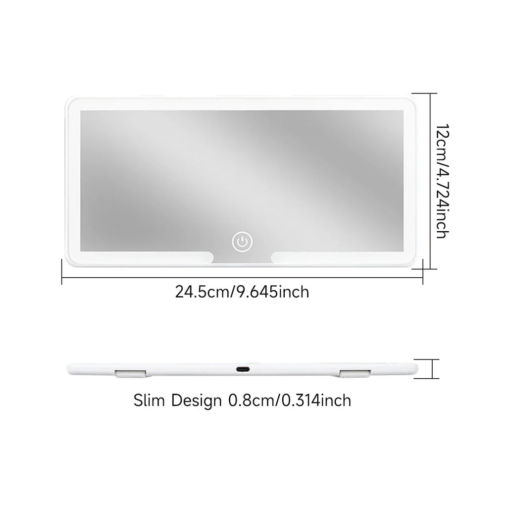 Car Interior LED HD Makeup Mirror
