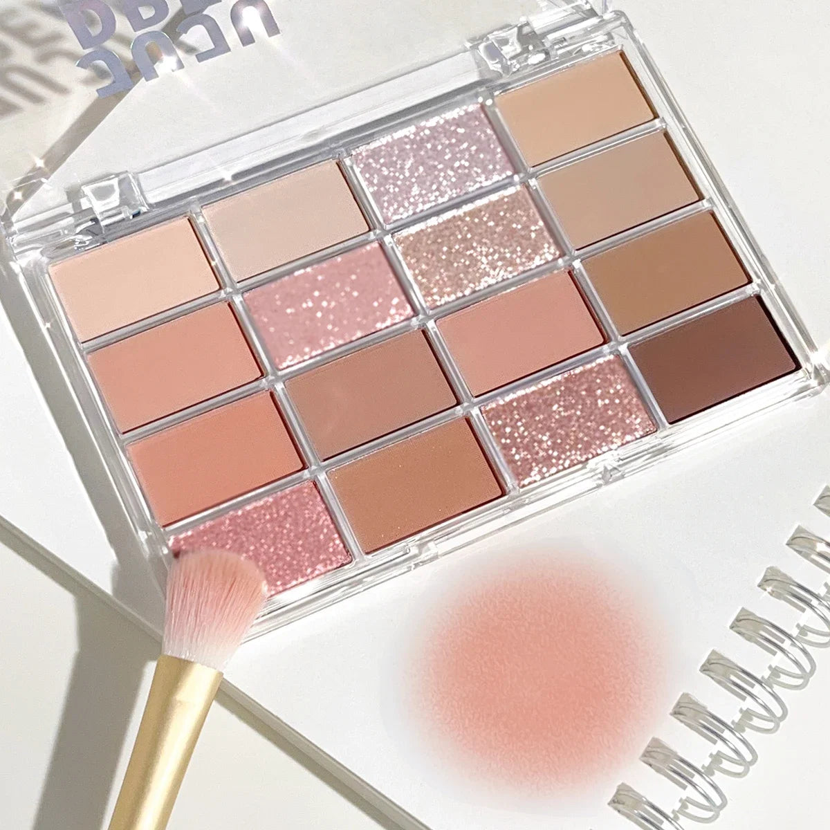 16-Color Earth Tone Eyeshadow Matte & Shimmer Palette