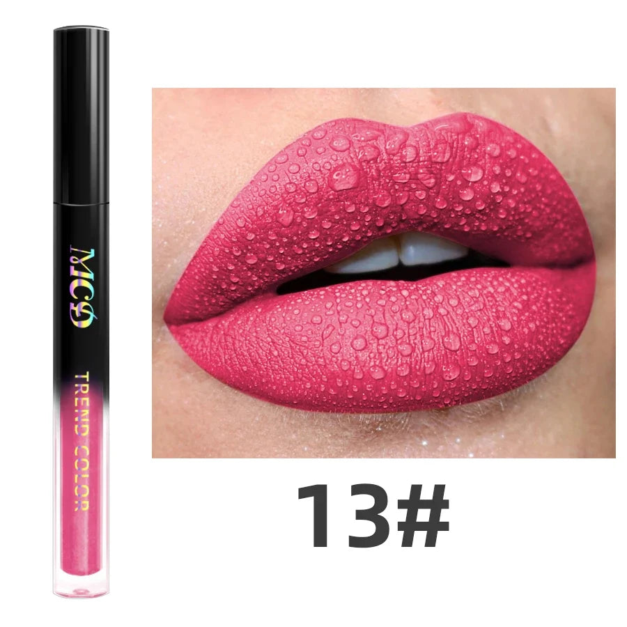 19 colors Matte Velvet Lip Gloss