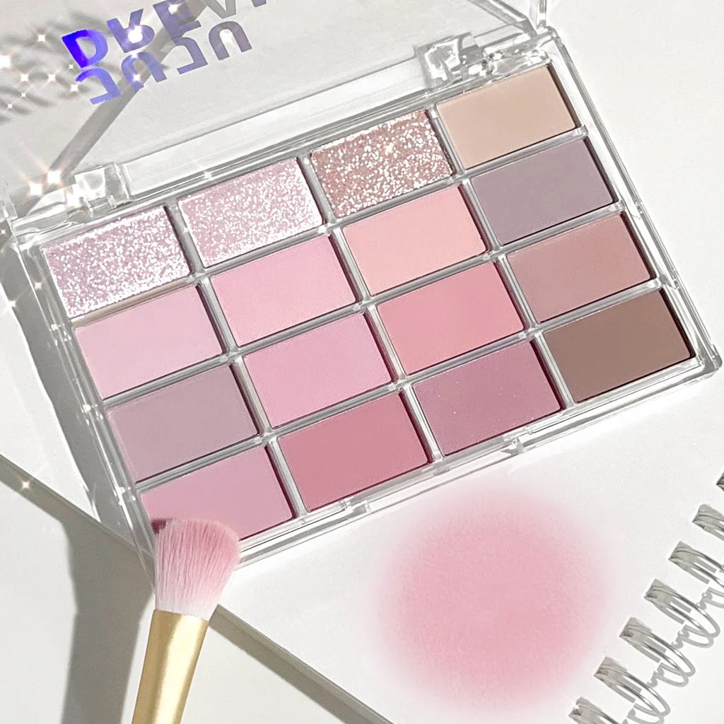 16-Color Earth Tone Eyeshadow Matte & Shimmer Palette