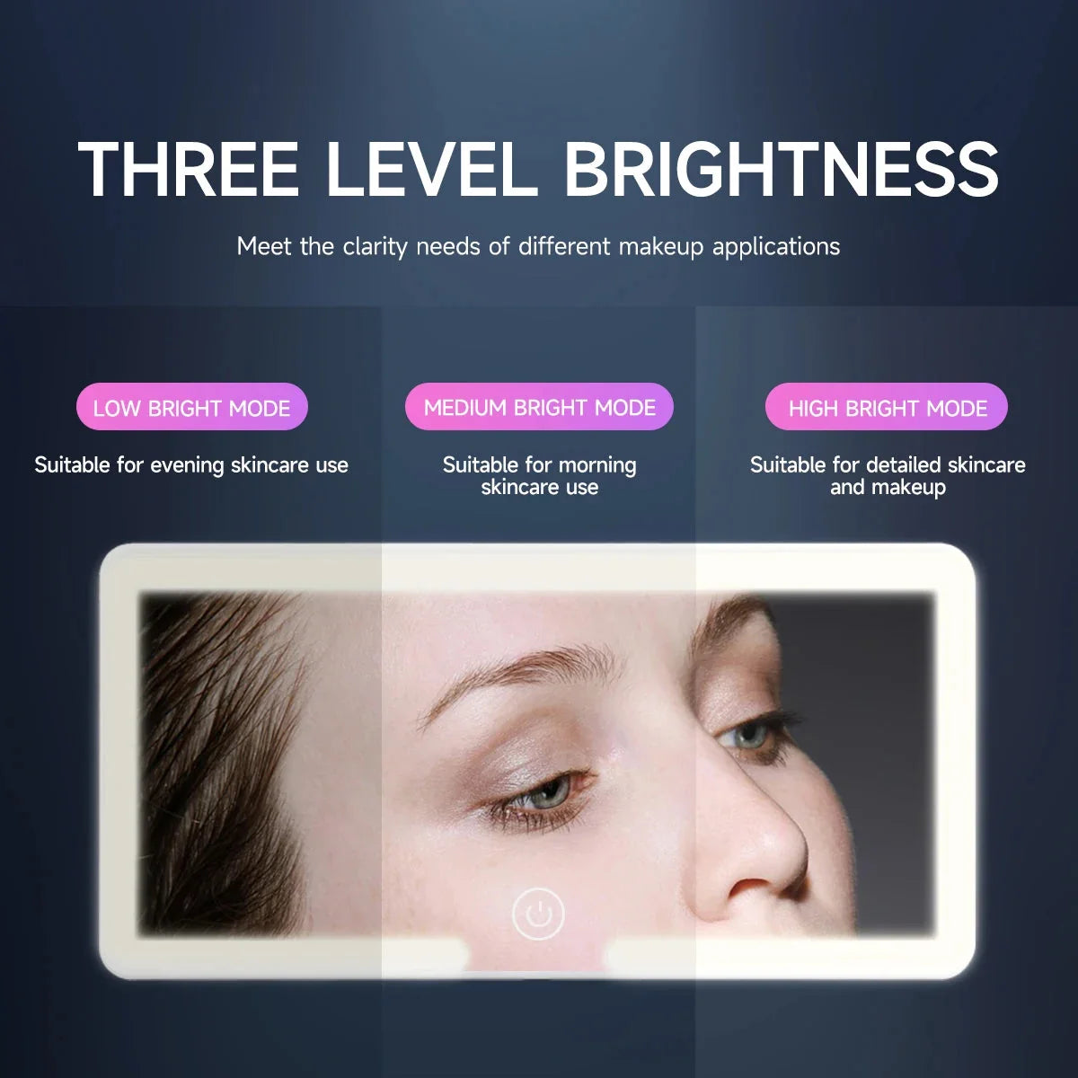 Car Interior LED HD Makeup Mirror