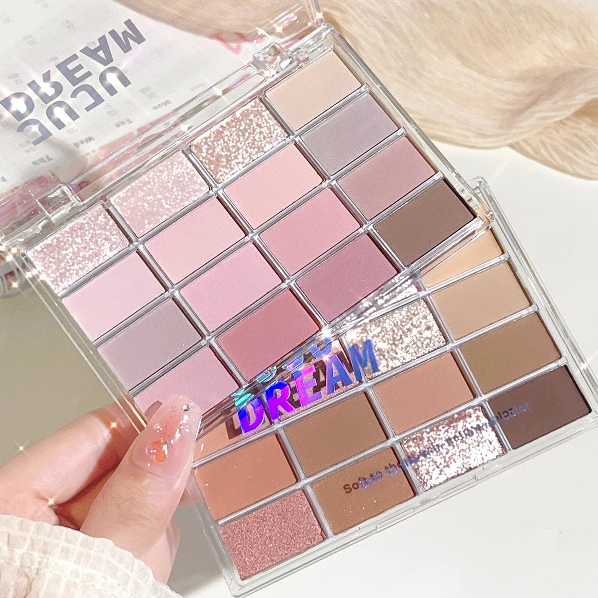 16-Color Earth Tone Eyeshadow Matte & Shimmer Palette