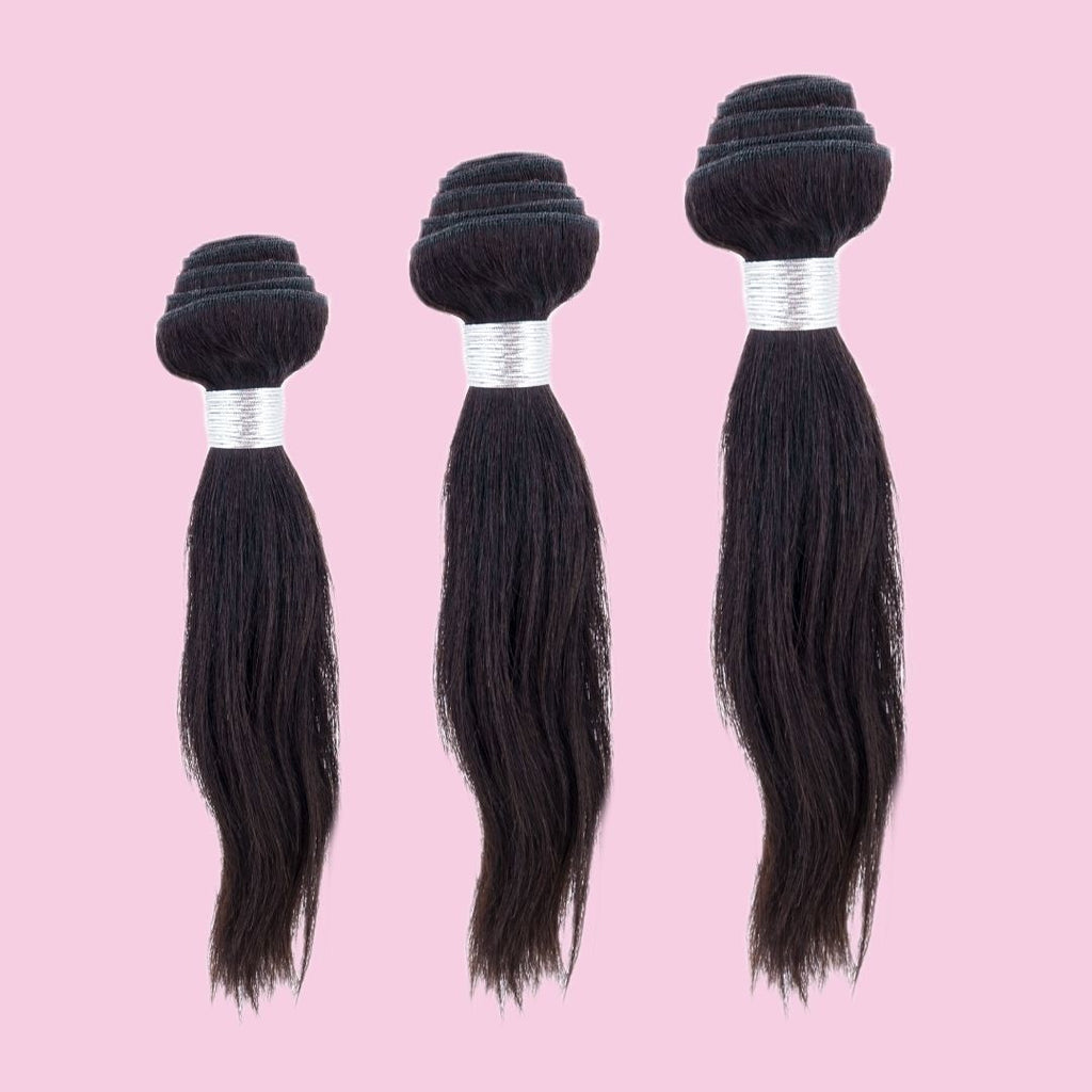 Straight Human Hair Bundle Deal