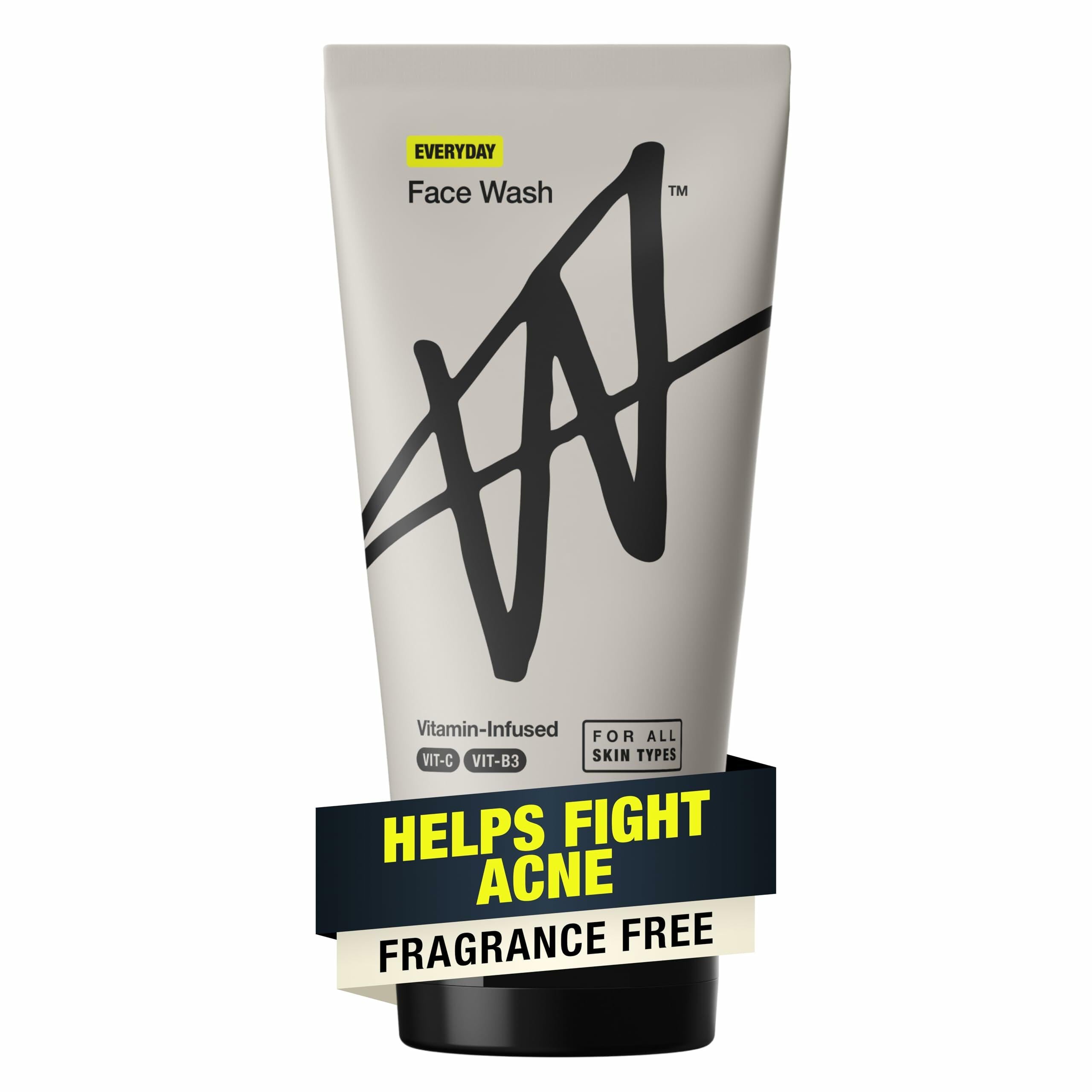 Jake Paul Mens Face Wash Exfoliating Unscented